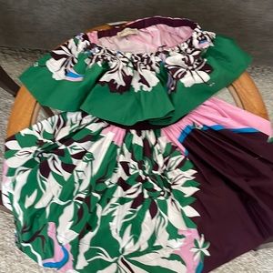 Emilio Pucci strapless summer cotton dress size 34